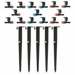 Orbit Micro-Sprinkler Stake with F, H, Q, Nozzle (5-Pack)