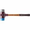 Halder Simplex 30 12 oz. Mallet with Soft Blue Rubber, Grey Rubber Inserts, Non-Marring