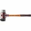 Halder 12 oz. Simplex 30 Mallet with Black Rubber, Grey Rubber Non-Marring Inserts