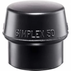 Halder Simplex 100 Replacement Face Insert, Black Rubber