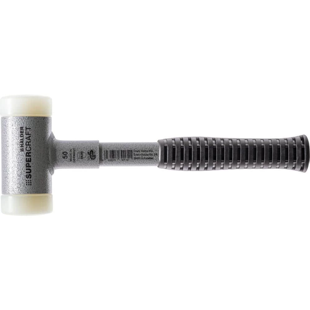 Halder Supercraft 25 Dead Blow 0.85 lbs. Nylon Hammer with 10.63 Metal Handle Rubber Grip 1 Halder Supercraft 25 Dead Blow 0.85 lbs. Nylon Hammer with 10.63 Metal Handle Rubber Grip