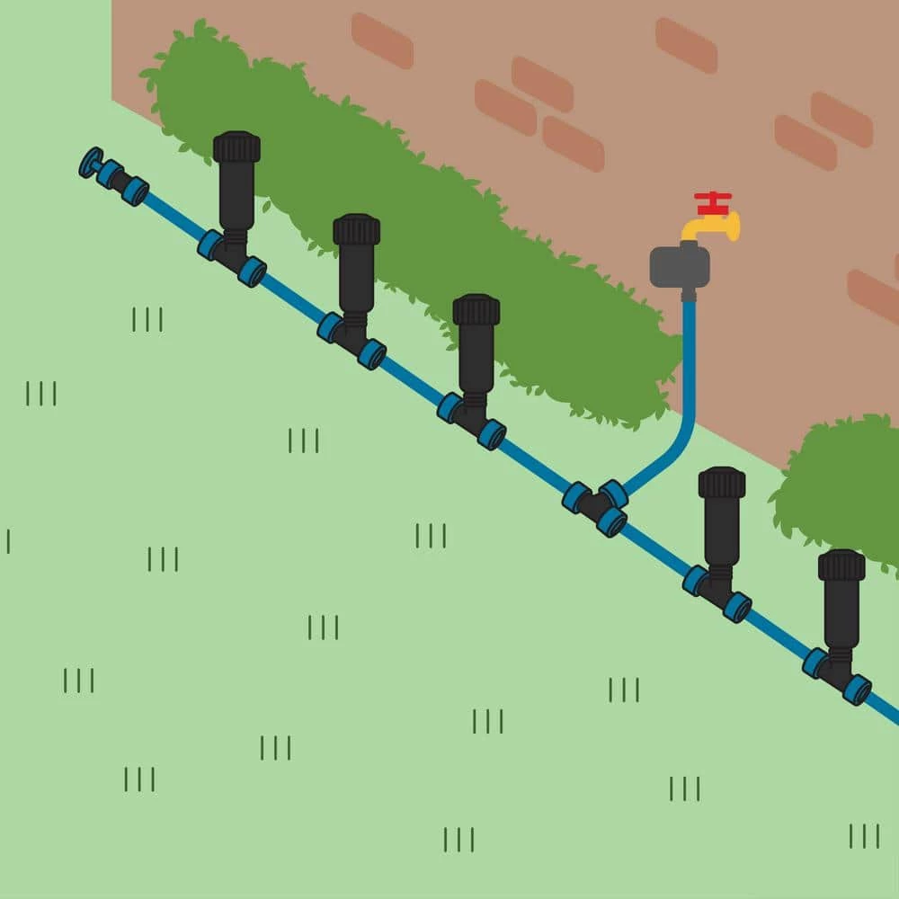 Orbit In-Ground 1/2-Inch Sprinkler System with Hose Faucet Timer 5 Orbit In-Ground 1/2-Inch Sprinkler System with Hose Faucet Timer - Image 5